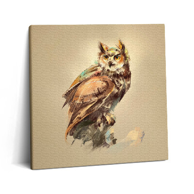 Vászonkép 60x60 Bagoly a tanulás és a bölcsesség jele