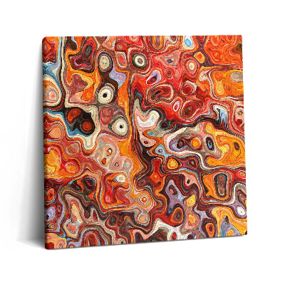 Vászonkép 60x60 Absztrakt káosz - nagyszerű improvizáció