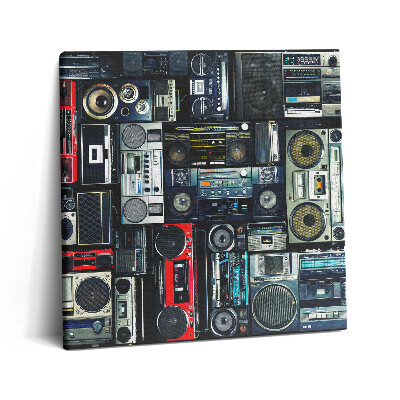 Vászonkép 60x60 Zene - Vintage Boombox