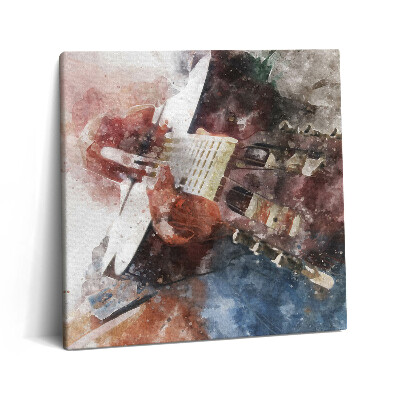 Vászonkép 60x60 Gitáros kilátás