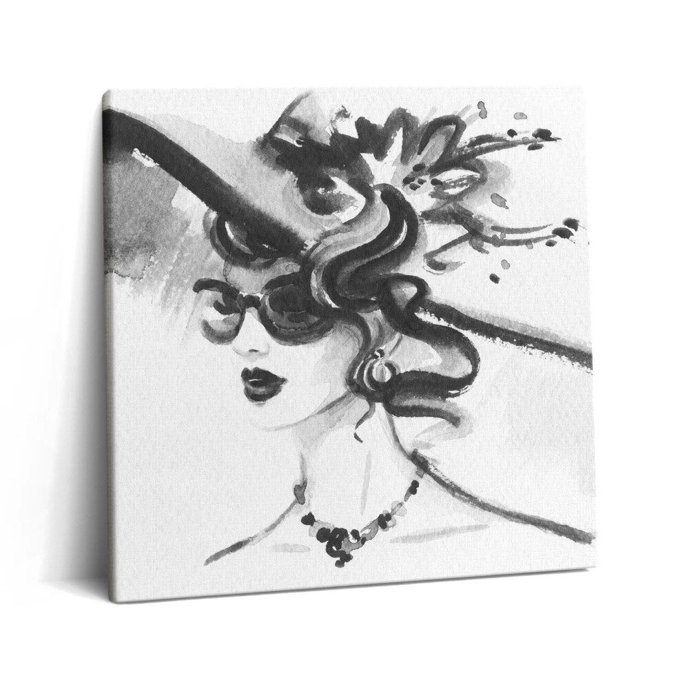 Vászonkép 60x60 Divatos nő