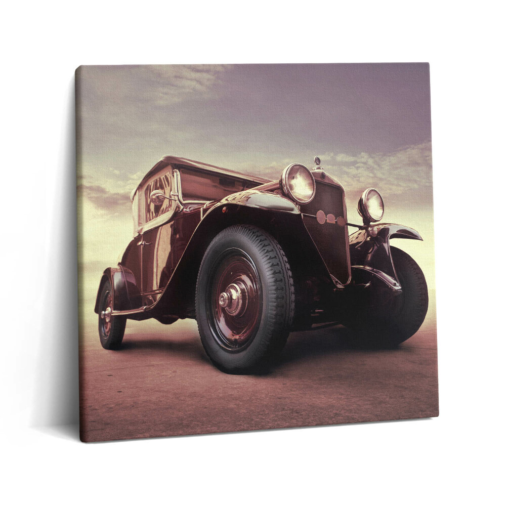 Vászonkép 60x60 Szüreti stílusú autó