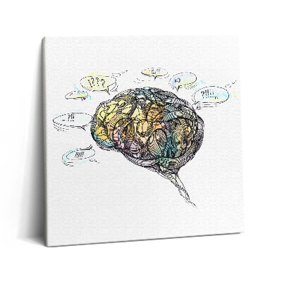 Vászonkép 60x60 Az agy művészi ábrázolása