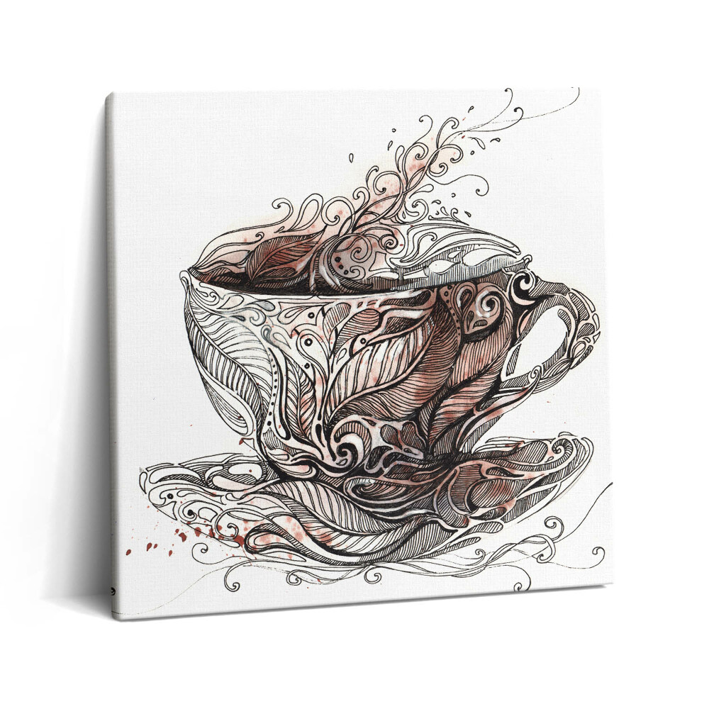 Vászonkép 60x60 Egy csésze kávé