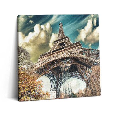 Vászonkép 60x60 Lenyűgöző kilátás az Eiffel-toronyra