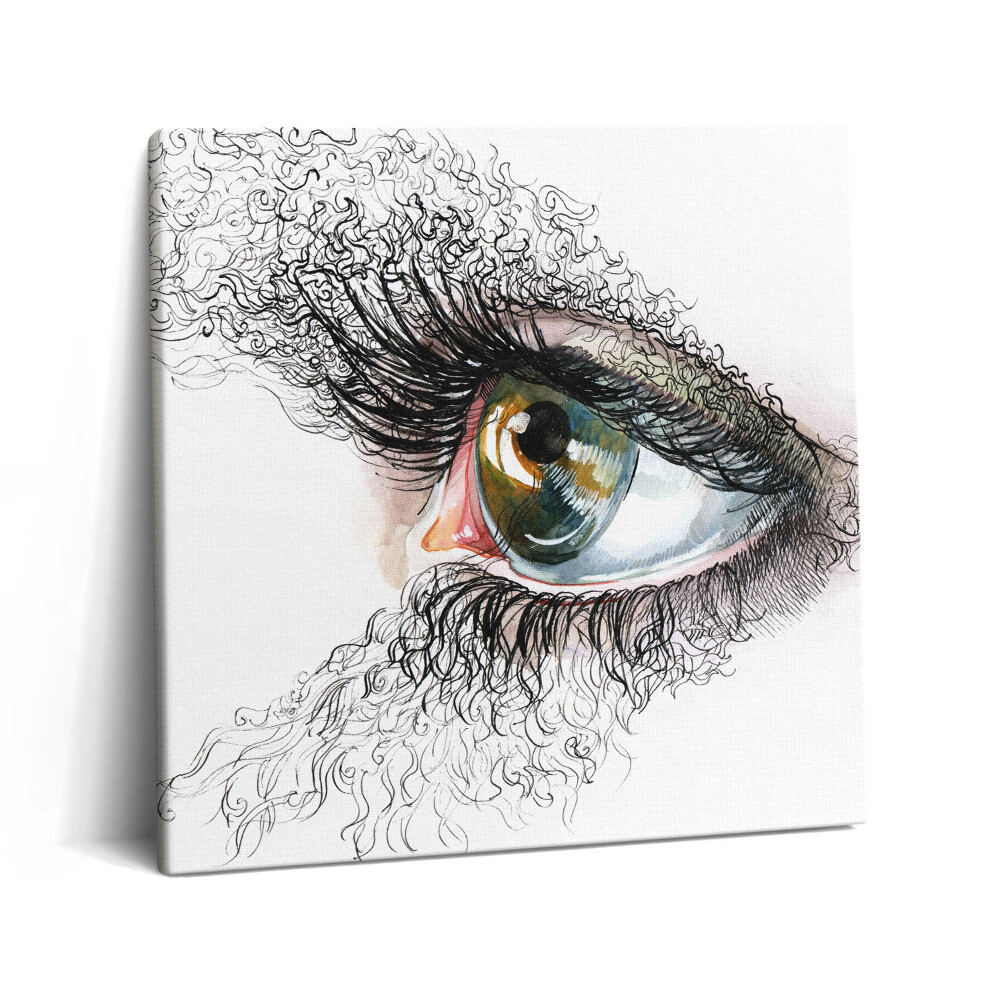 Vászonkép 60x60 Az emberi szem rajza