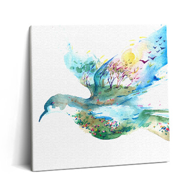 Vászonkép 60x60 Tavaszi absztrakció