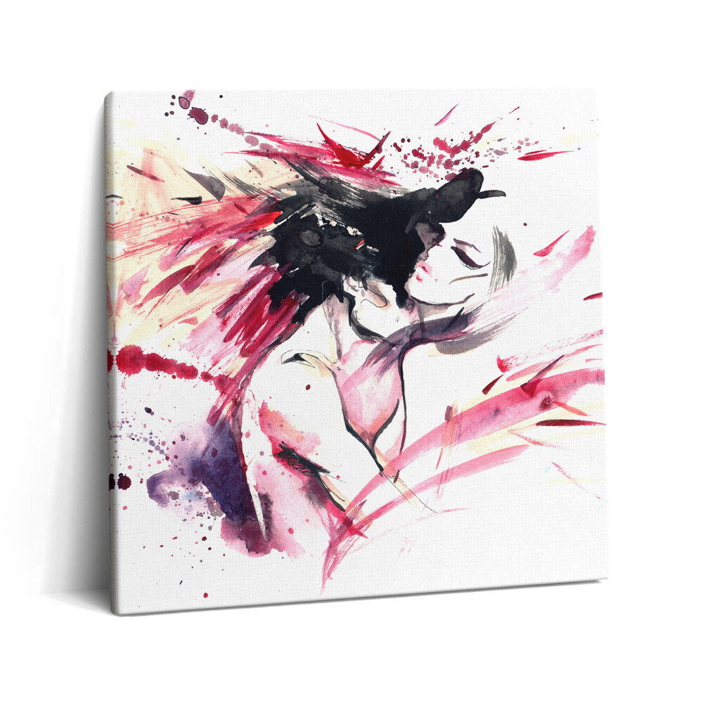 Vászonkép 60x60 Két ember absztrakt képe