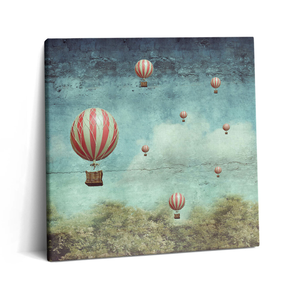 Vászonkép 60x60 Az égen szálló léggömbök
