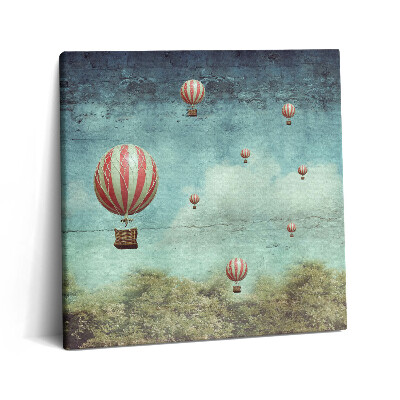 Vászonkép 60x60 Az égen szálló léggömbök