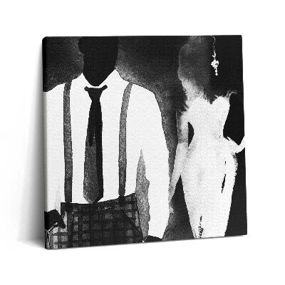 Vászonkép 60x60 Akvarell nőknek és férfiaknak