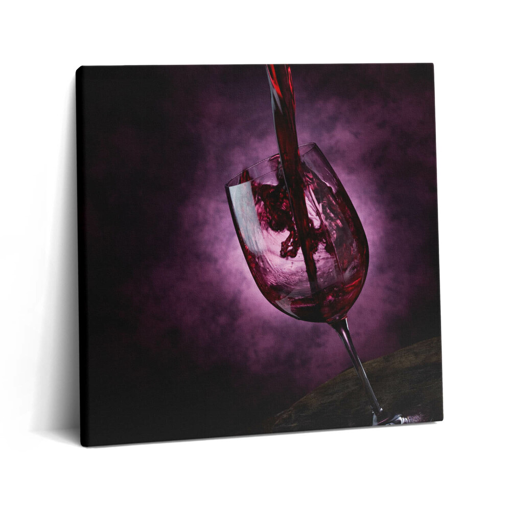 Vászonkép 60x60 Egy pohár bor