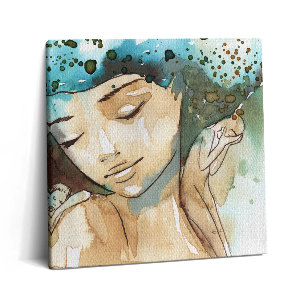 Vászonkép 60x60 Absztrakt nő