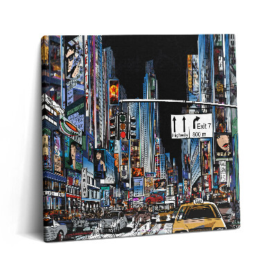 Vászonkép 60x60 New York éjjel