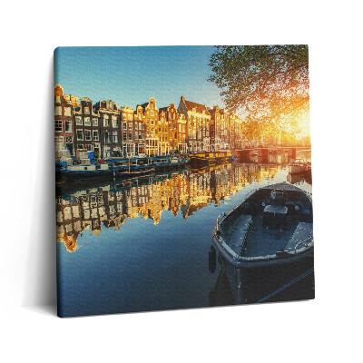 Vászonkép 60x60 Amszterdam városa