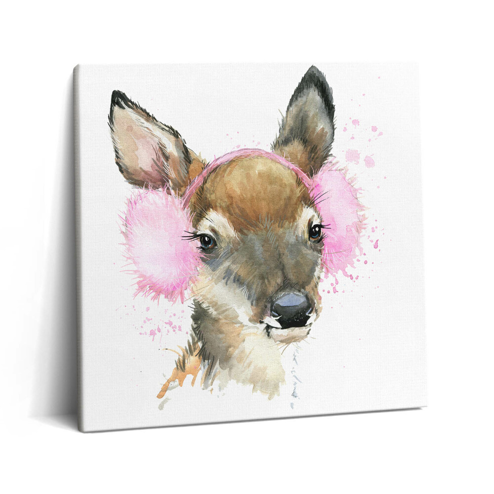 Vászonkép 60x60 Erdei szarvas