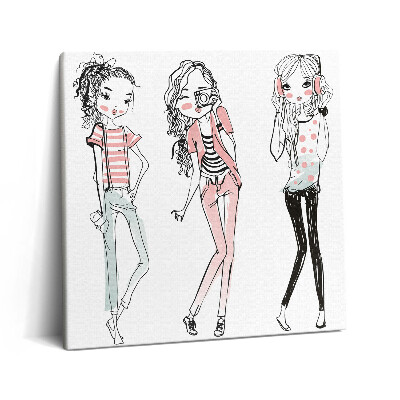 Vászonkép 60x60 Női divat