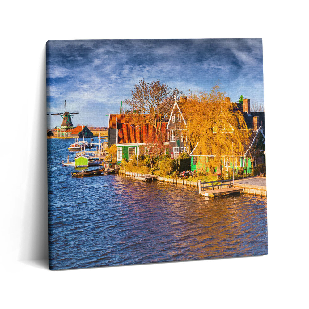 Vászonkép 60x60 Hollandia építészete