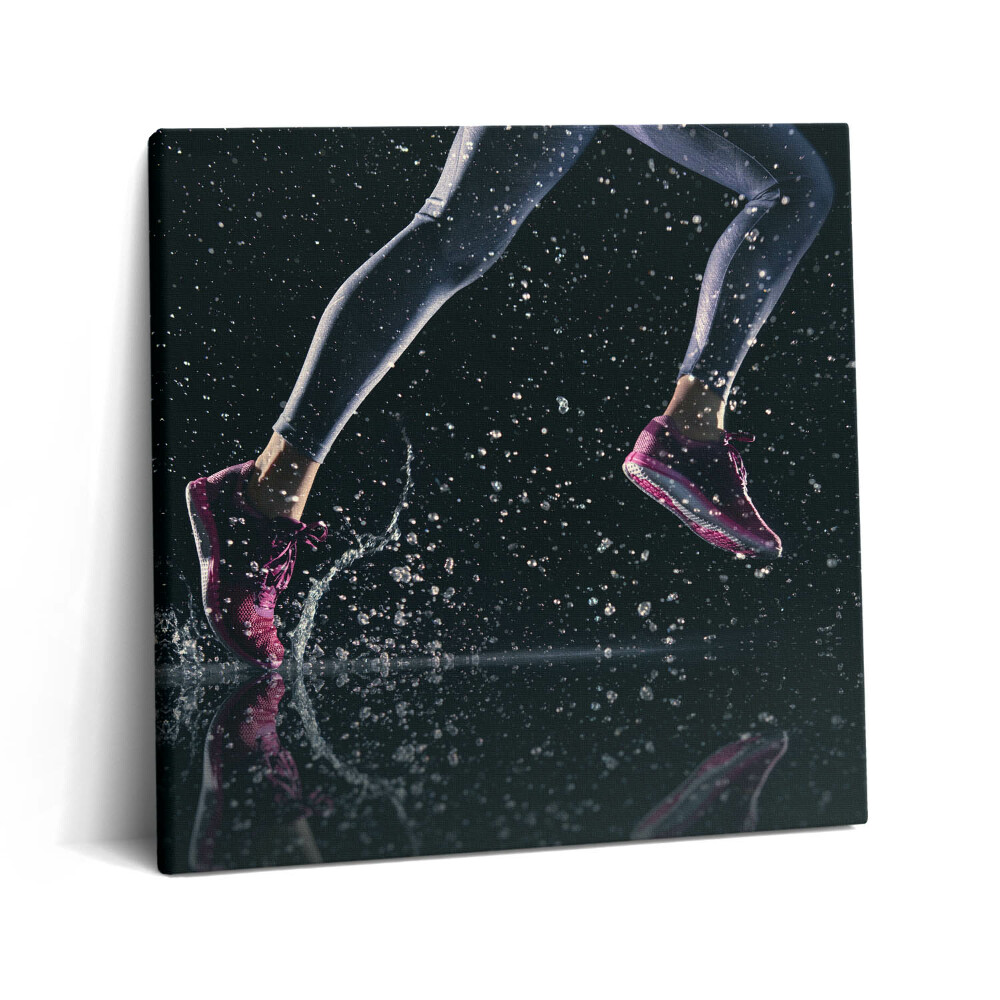 Vászonkép 60x60 Egészséges életmód - futás