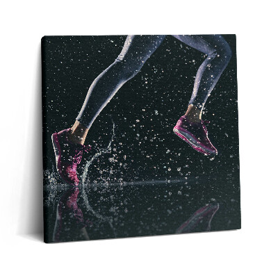 Vászonkép 60x60 Egészséges életmód - futás