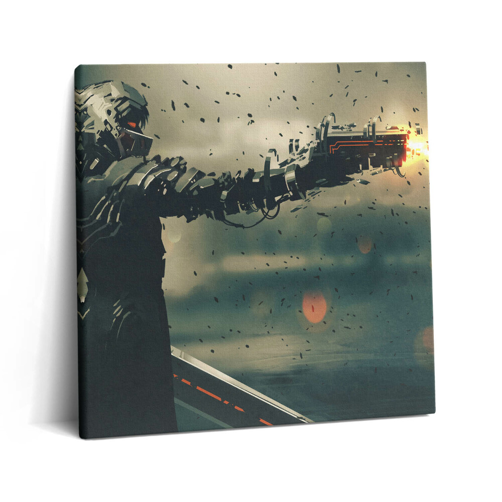 Vászonkép 60x60 Science-fiction illusztráció játékokhoz