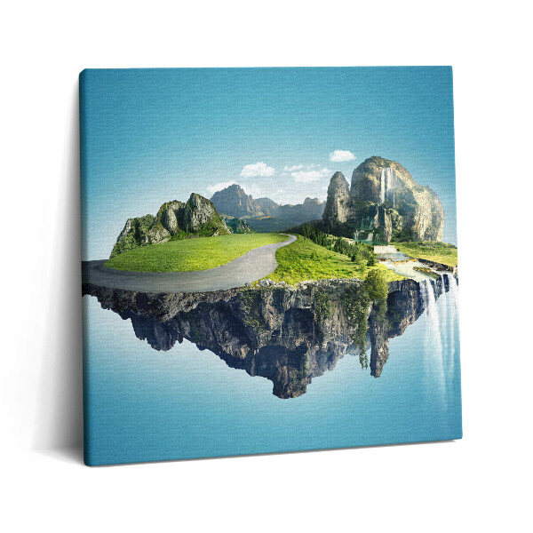 Vászonkép 60x60 Repülő sziget