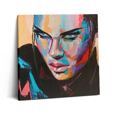 Vászonkép 60x60 Egy nő portréja