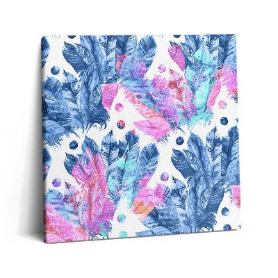 Vászonkép 60x60 Színes tollak