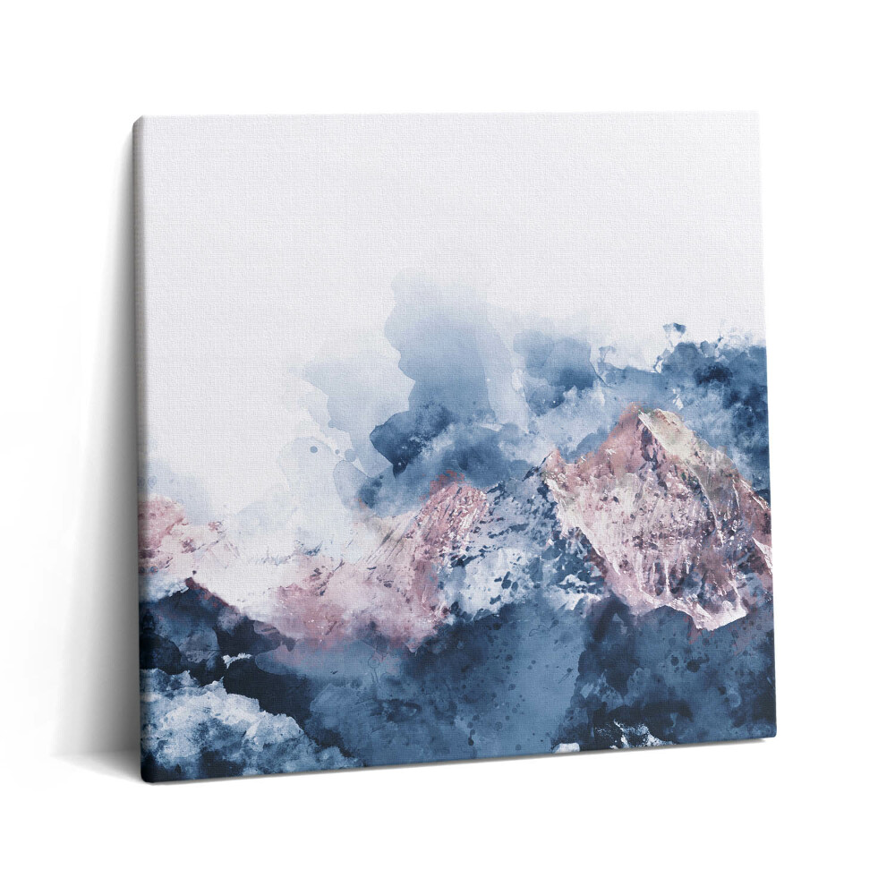 Vászonkép 60x60 Absztrakt hegyvonulatok