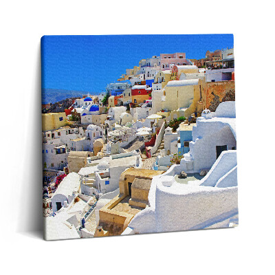 Vászonkép 60x60 Görögország Santorini