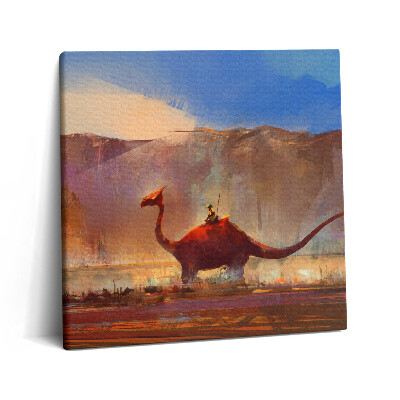 Vászonkép 60x60 Dinoszauruszok