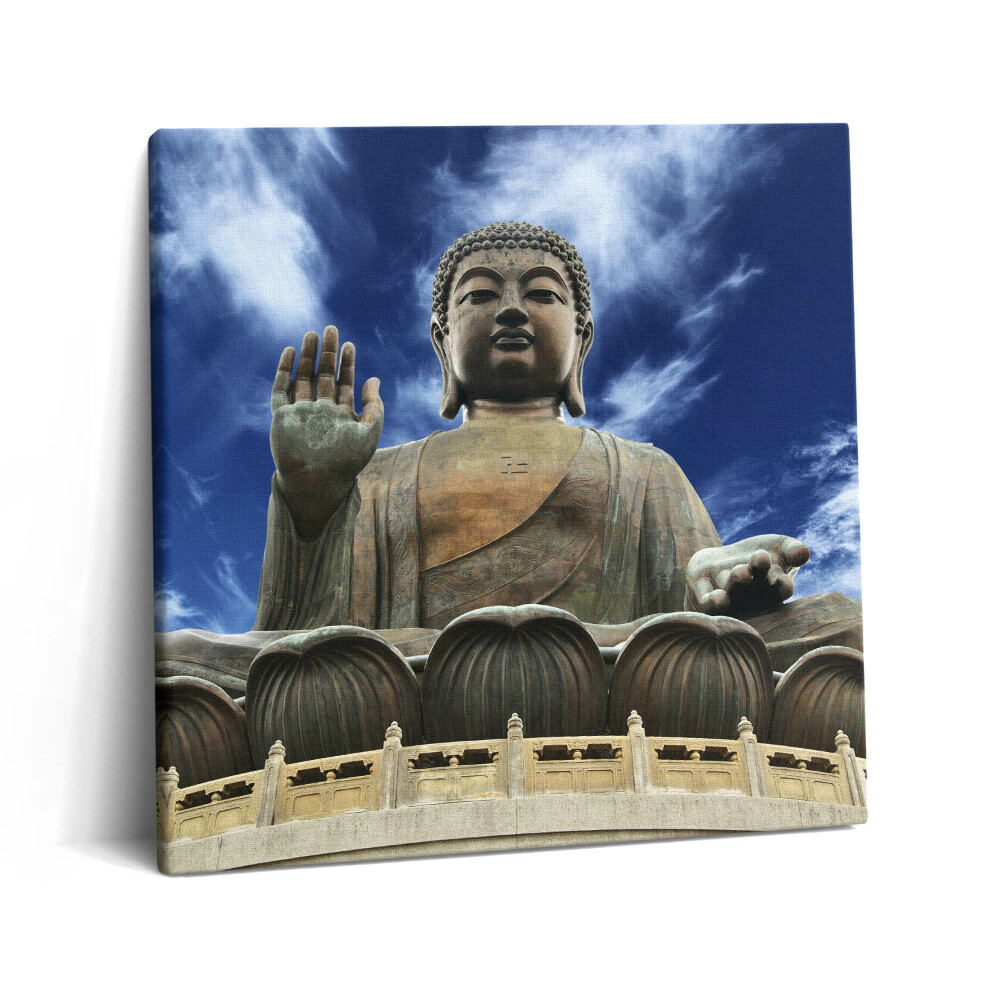 Vászonkép 60x60 Tian Tan Buddha Hongkongban