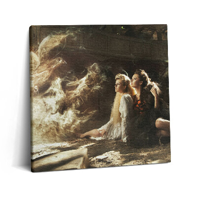 Vászonkép 60x60 Két nő fotója