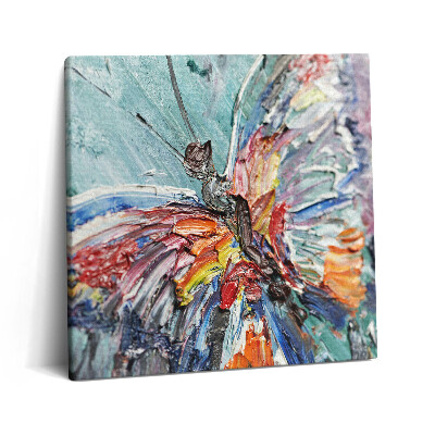 Vászonkép 60x60 Közelkép olajfestményről