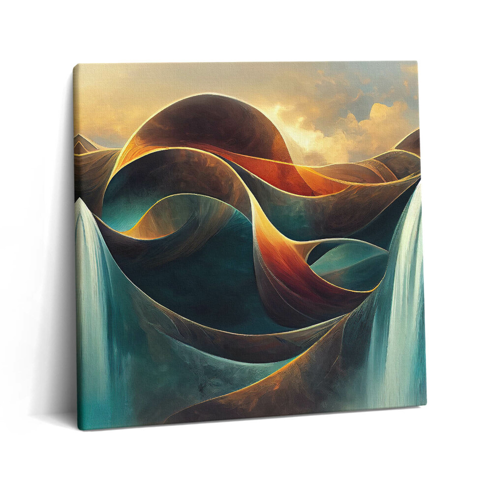 Vászonkép 60x60 Vízesés áramló háttér