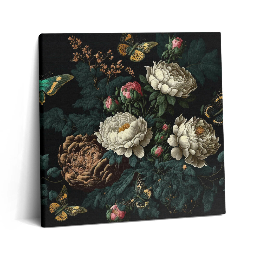 Vászonkép 60x60 Növényi virágminta