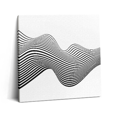 Vászonkép 60x60 Lineáris optikai művészet