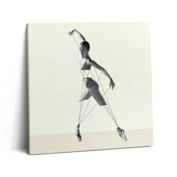 Vászonkép 60x60 Absztrakt táncosnő