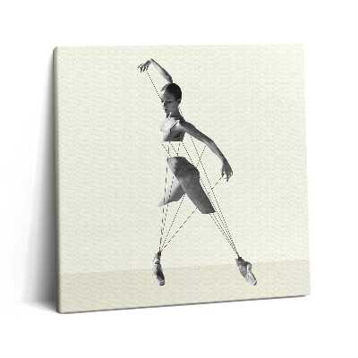 Vászonkép 60x60 Absztrakt táncosnő
