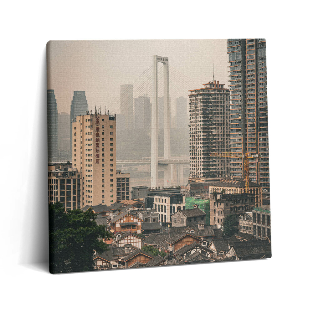 Vászonkép 60x60 Chongqing óvárosa