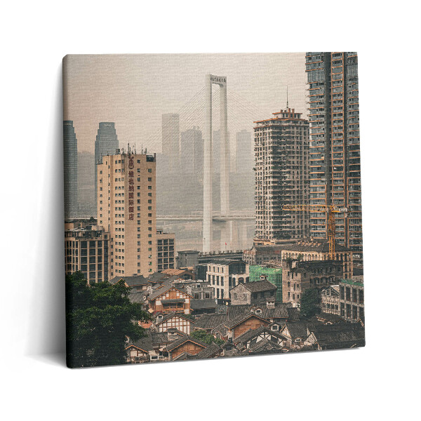 Vászonkép 60x60 Chongqing óvárosa