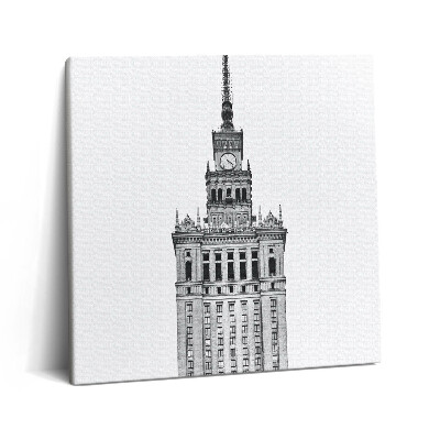 Vászonkép 60x60 Varsói Kulturális és Tudományos Palota