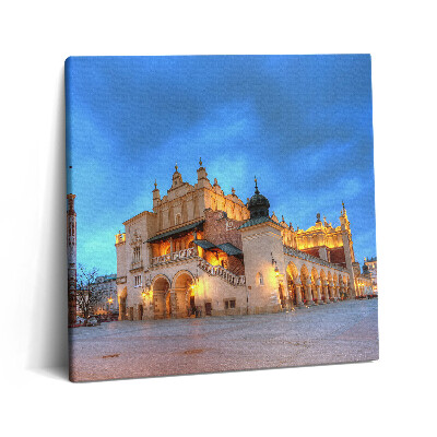 Vászonkép 60x60 Krakkó főtere