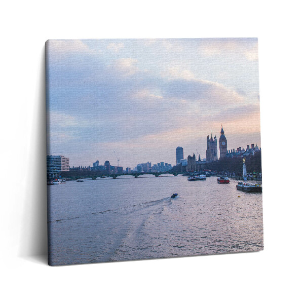 Vászonkép 60x60 London Eye városi panoráma