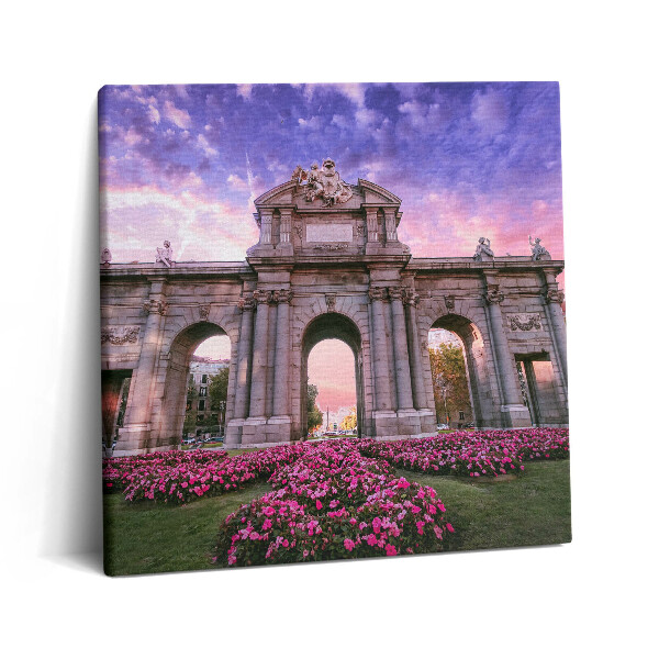Vászonkép 60x60 Alcala kapui Madrid Spanyolország