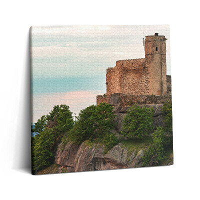 Vászonkép 60x60 Chojnik kastély Jelenia Górában