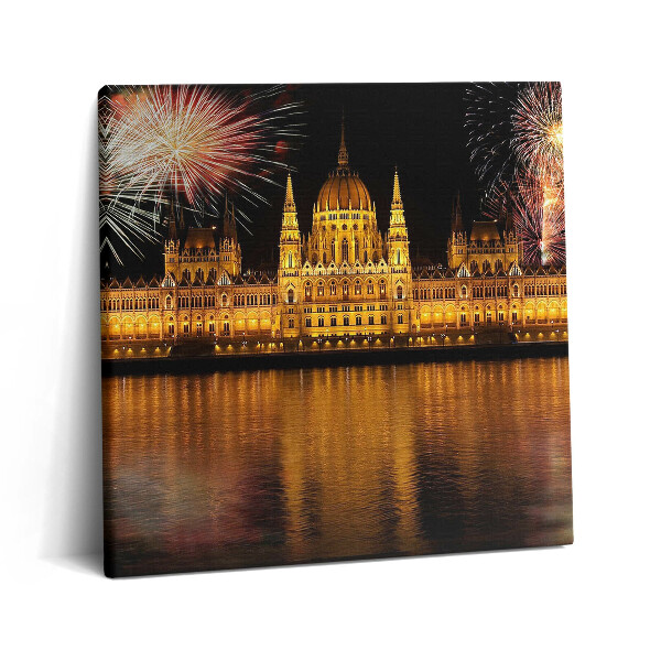 Vászonkép 60x60 Magyar Parlament épülete
