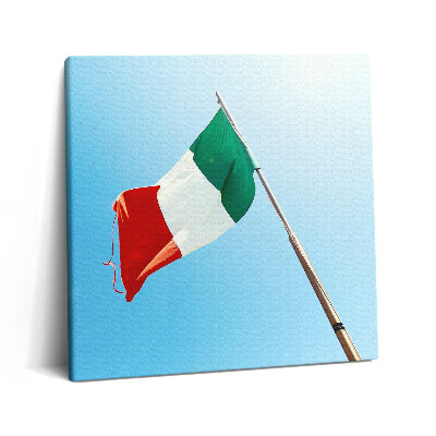 Vászonkép 60x60 Olasz zászló