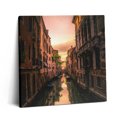 Vászonkép 60x60 Kilátás a városi csatornára