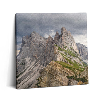 Vászonkép 60x60 Sziklás hegyek